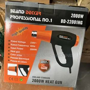 Quality Heat Gun Be Decker 2000W