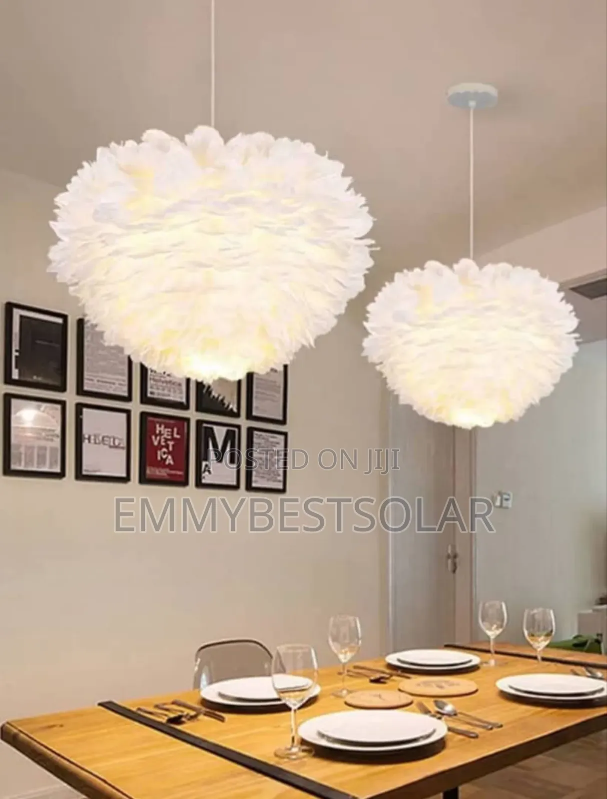 Feather Dropping Room Light