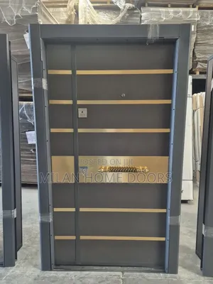 4ft Turkish Gold Luxury Security Door