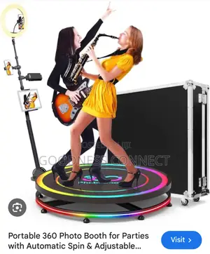 360 Rotating Booth 115cm