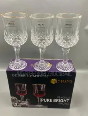 Muxi 3pcs Wine Glass Tumbler