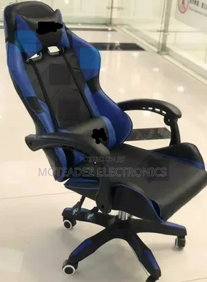 Adjustable 360° Padded Executive Office Chair With Head and Leg Rest