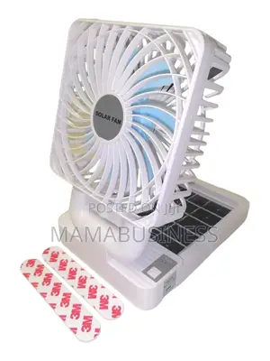 Double Head Solar Charging Fan