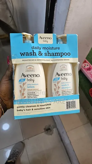 Aveeno Wash And Shampoo Set