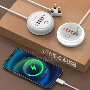 Multifunction LED Touch USB Type C Charging Station