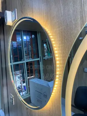 High Quality Half Moon Led Mirror 44