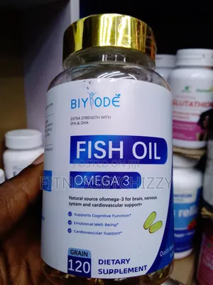 Fish Oil Omega 3 With Extra Strength X 120 Softgels