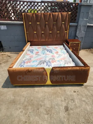 Standard Brand New Padded Bed Frame.