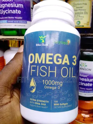Wins Town Omega 3 Fish Oil 1000mg X 100 Softgels