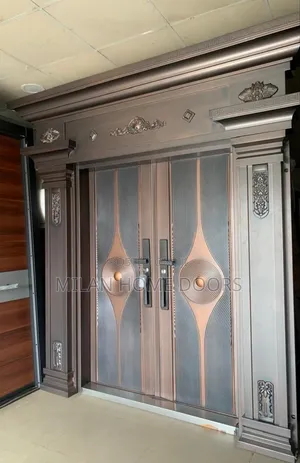 5ft Copper Security Door With Arch Frame