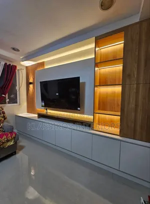 Ivory Tv Console for Vip (K-R4) (With Free Component)