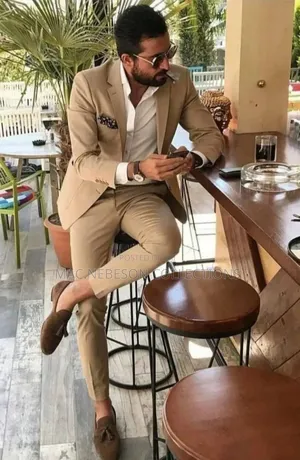 Dominico Vacco Nude Brown Single Button for Men