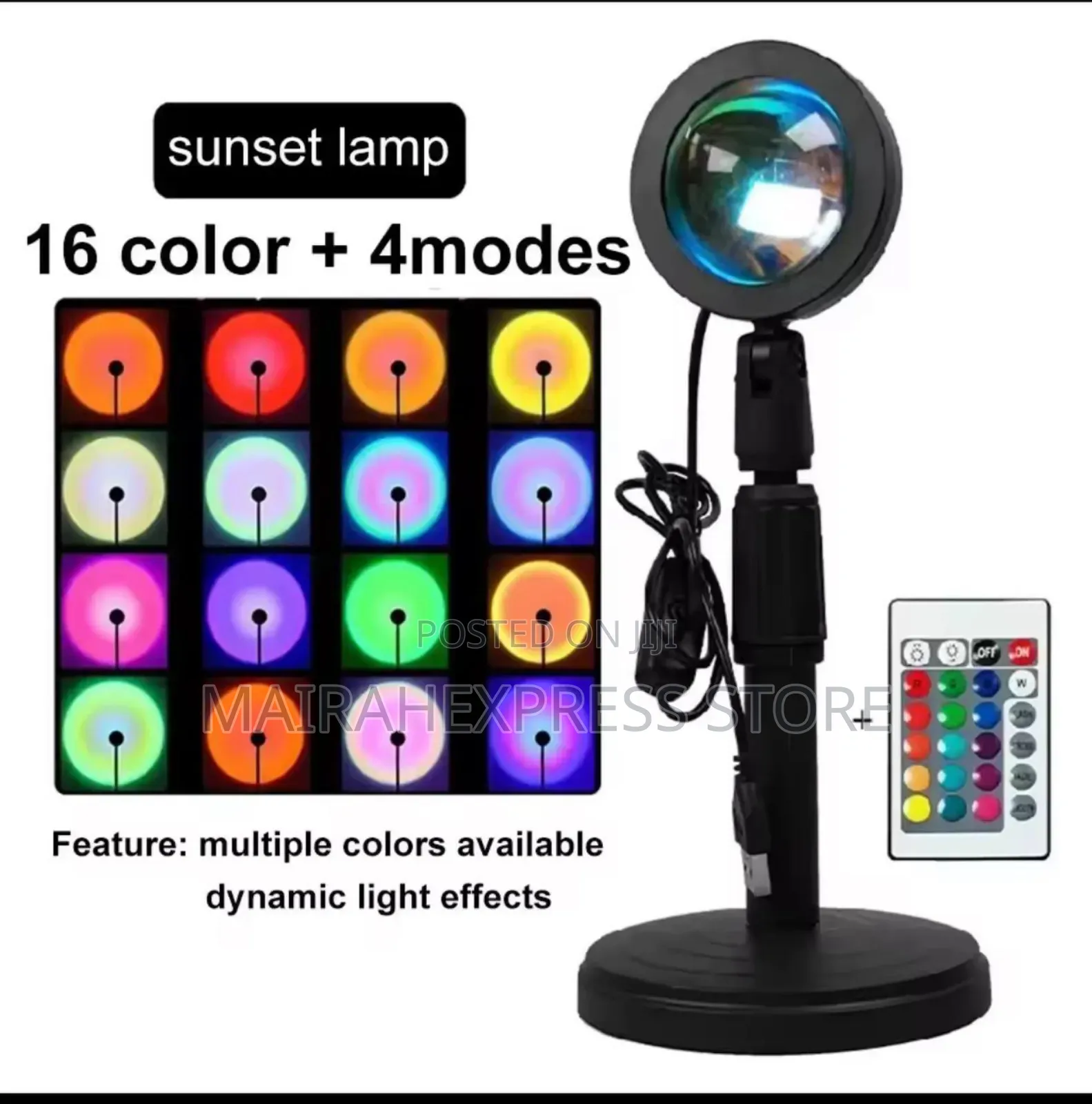 Sunset Lamp With Remote Control