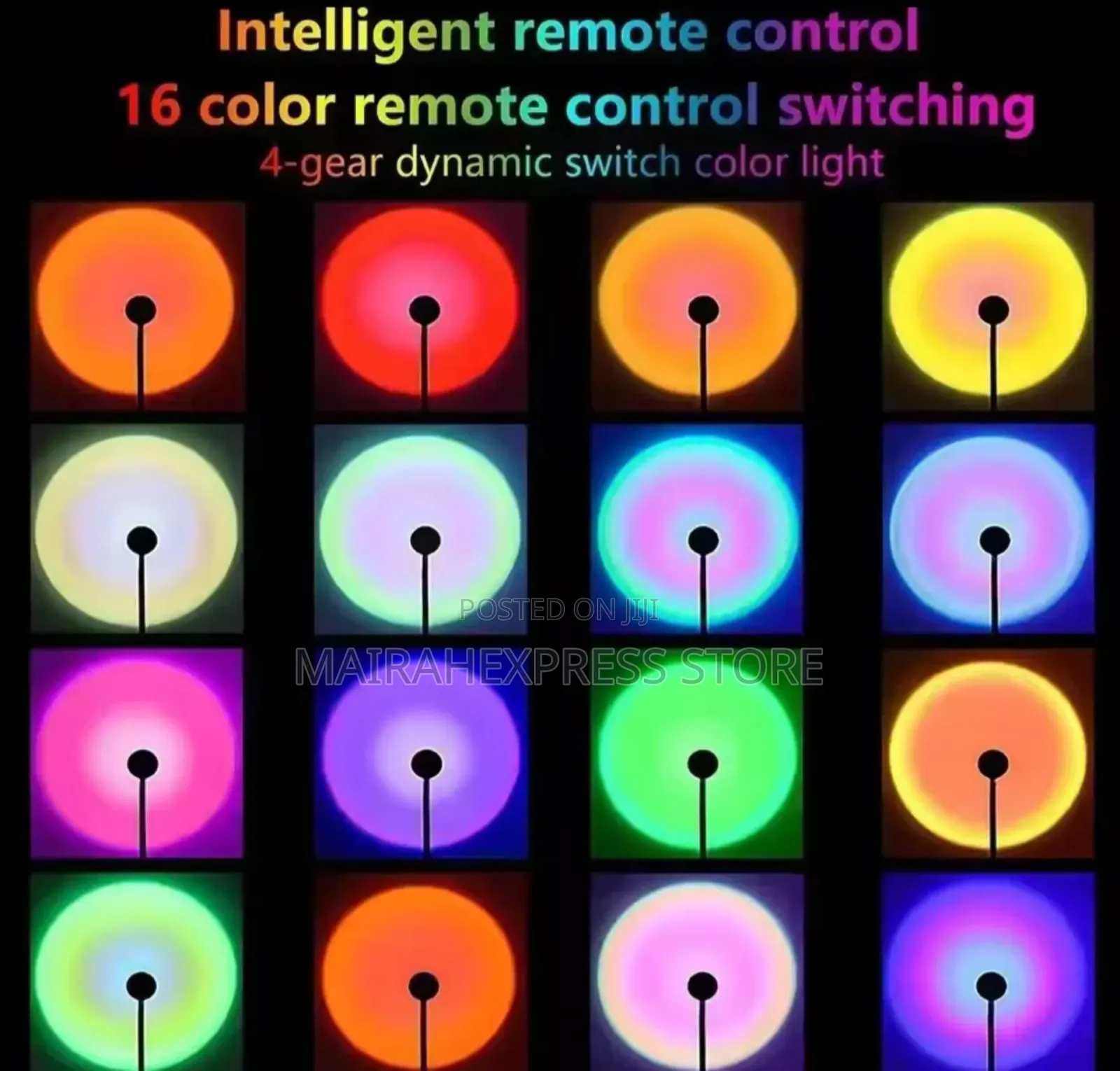 Sunset Lamp With Remote Control