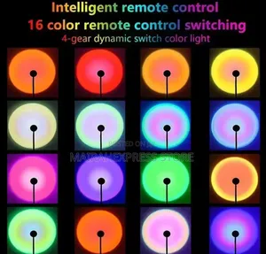Sunset Lamp With Remote Control