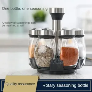 6pcs Rotating Spice Rack