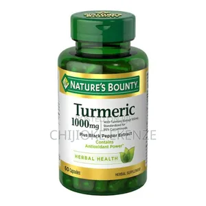 Nature's Bounty Tumeric 1000mg X 60 Capsules