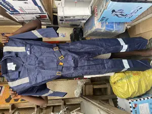 Blue Color Coverall With Reflective