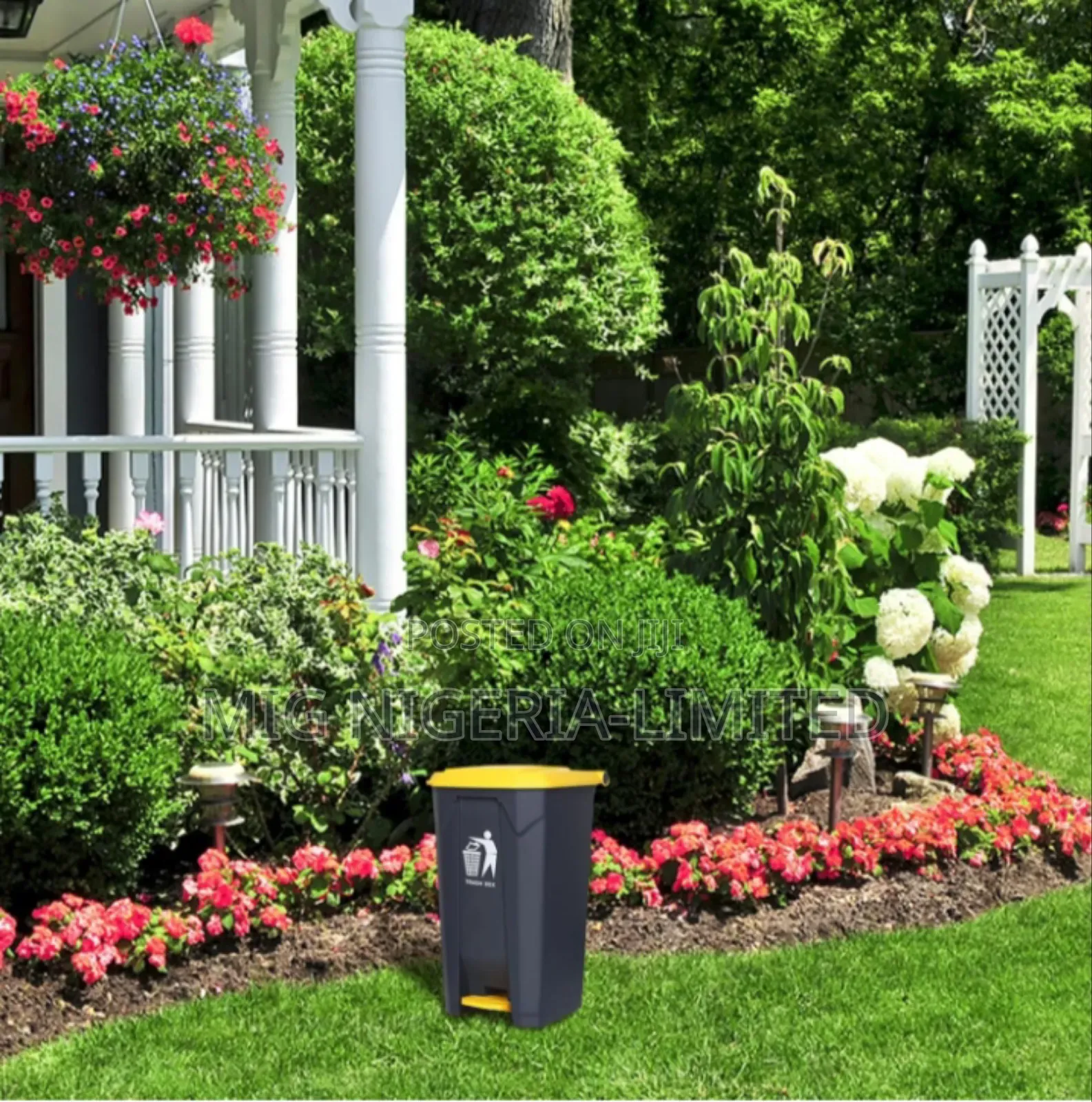 20L Pedal Plastic Kitchen Dustbin Garbage Refuse Storage