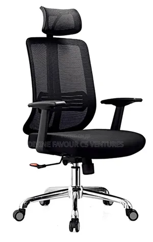 Swivel Office Chair With Headrest.