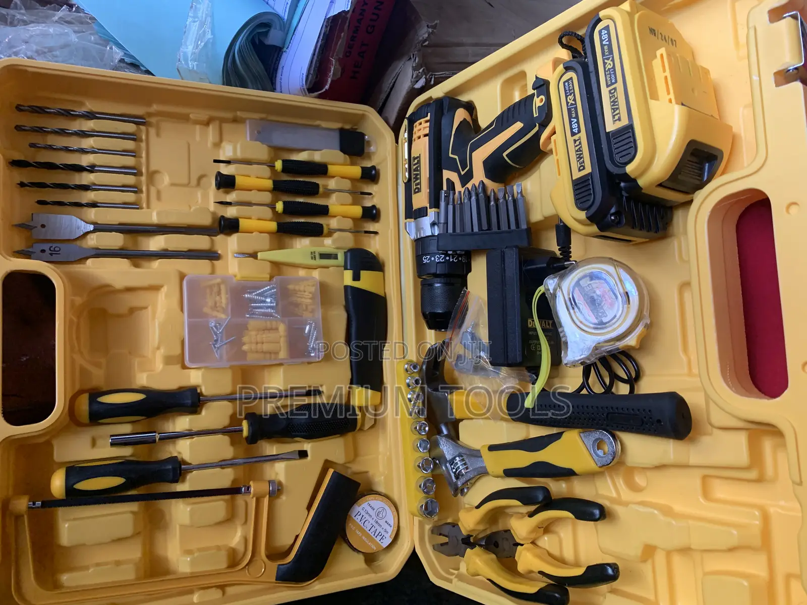 Yellow Dewalt Tools Box