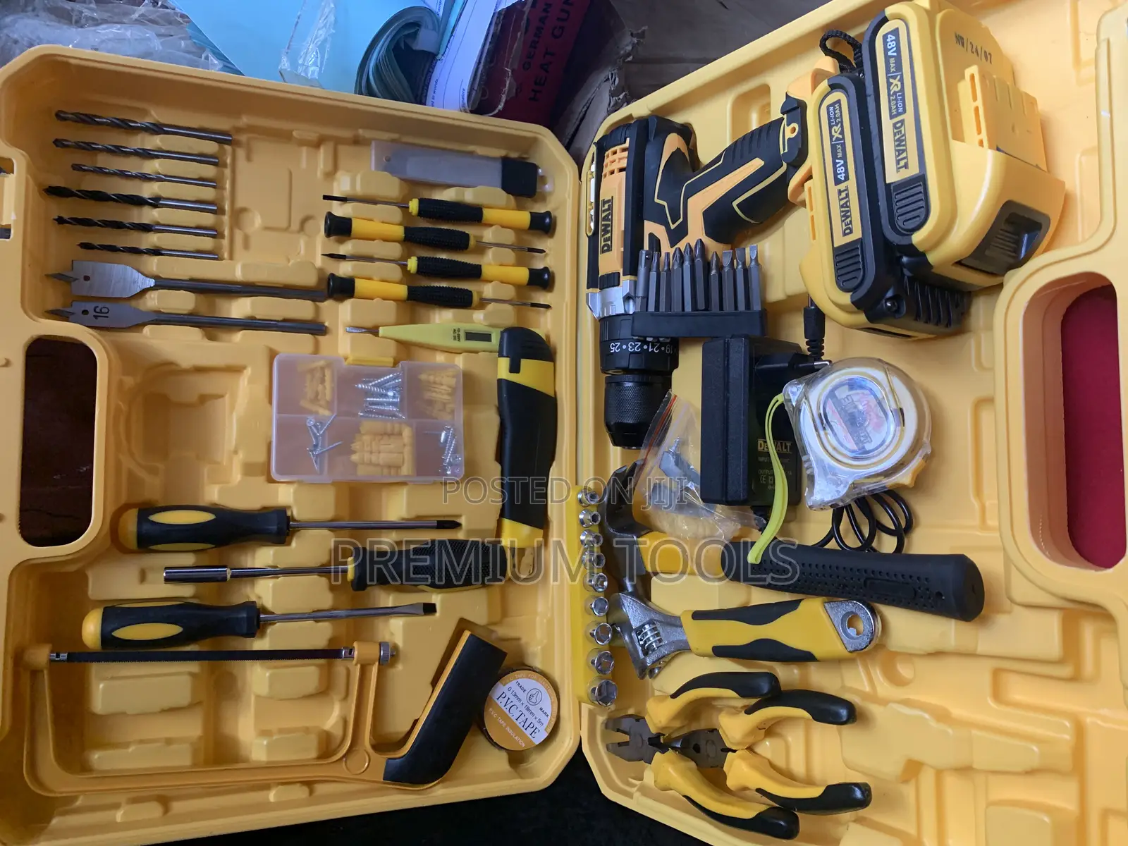 Yellow Dewalt Tools Box