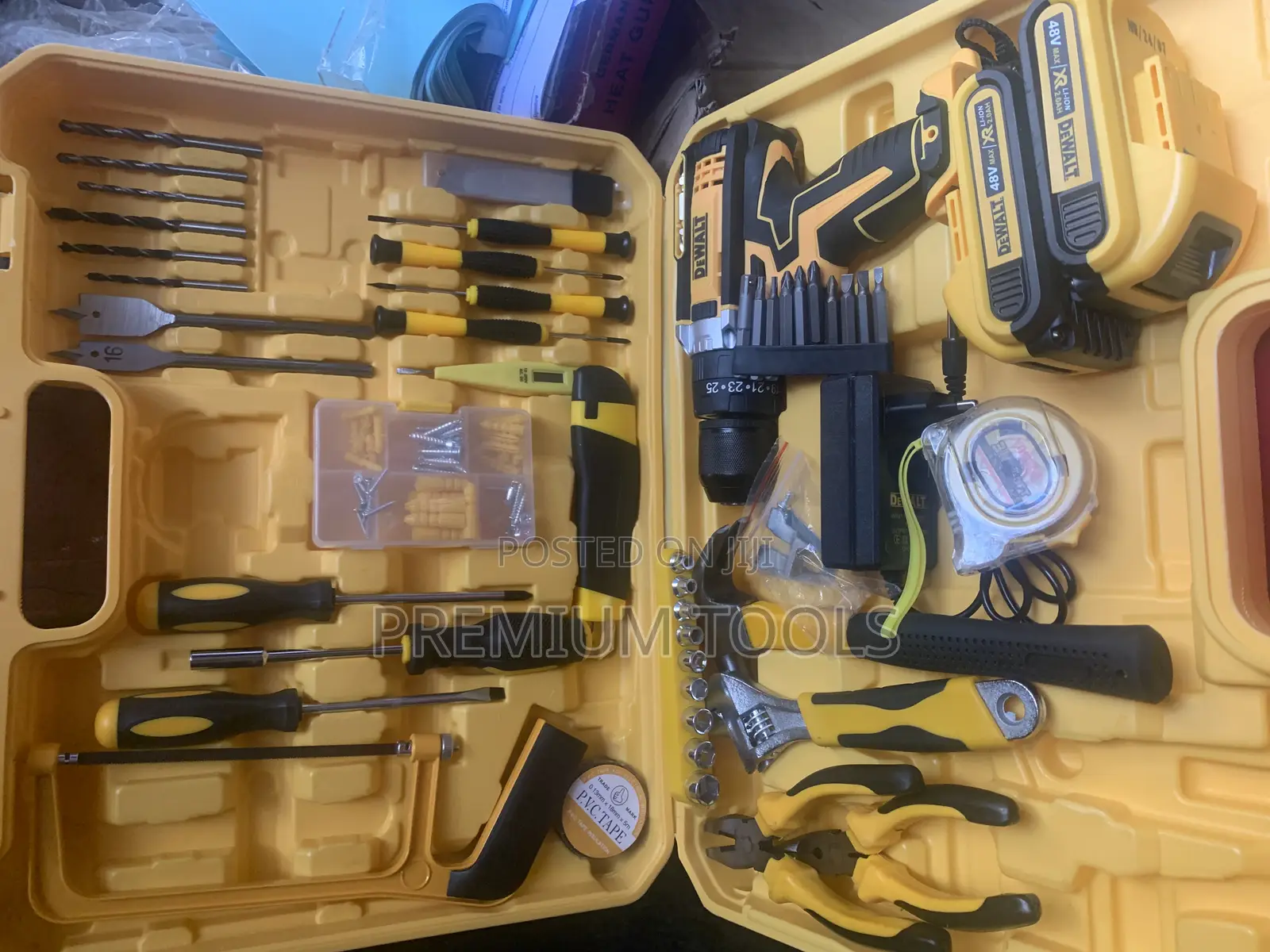 Yellow Dewalt Tools Box