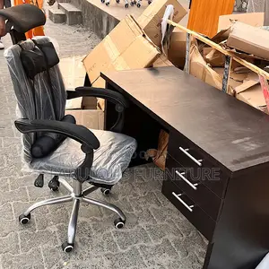 4ft Office Table With Chair Available as Seen