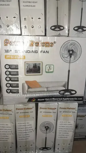 Power Deluxe 18" Standing Fan - Pure Copper
Coil