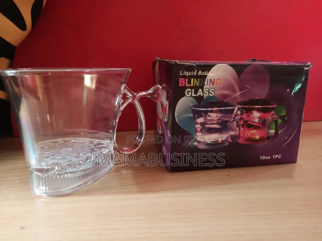 Liquid Activated Blinking Glass 10oz