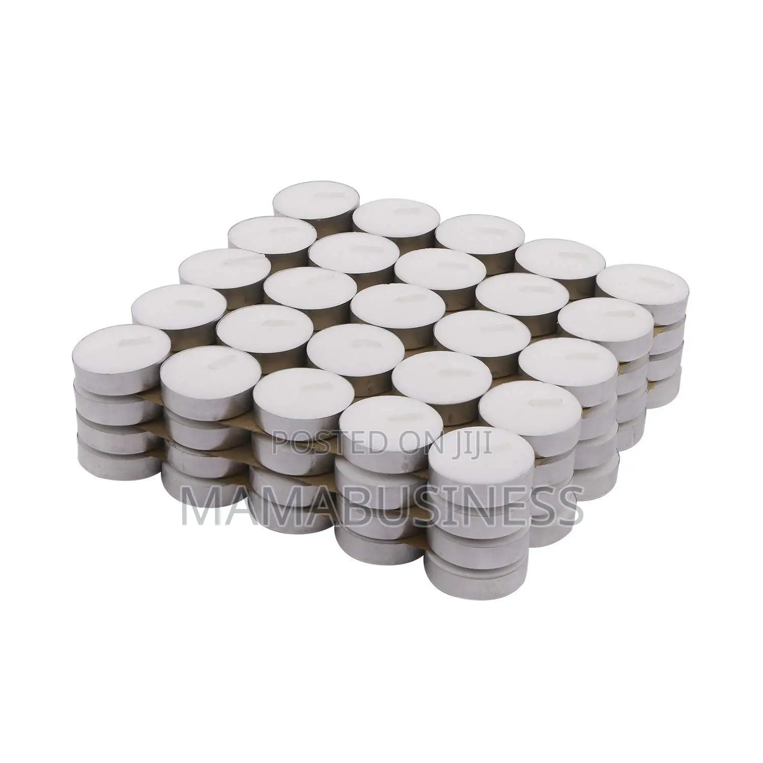 Unscented Tea Lights Candles (50 Pcs)
