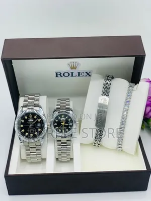 Rolex Couples Set as Seen(2 Watches and 2 Bracelets)