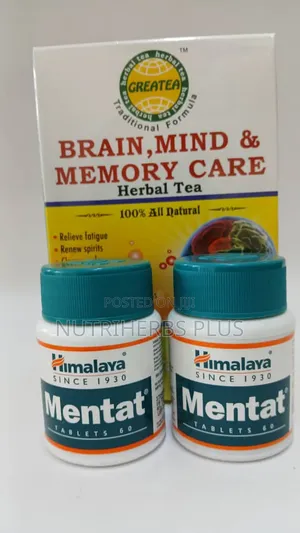 Himalaya Mentant + Brain Mind Memory Herbal Tea: 100% Good