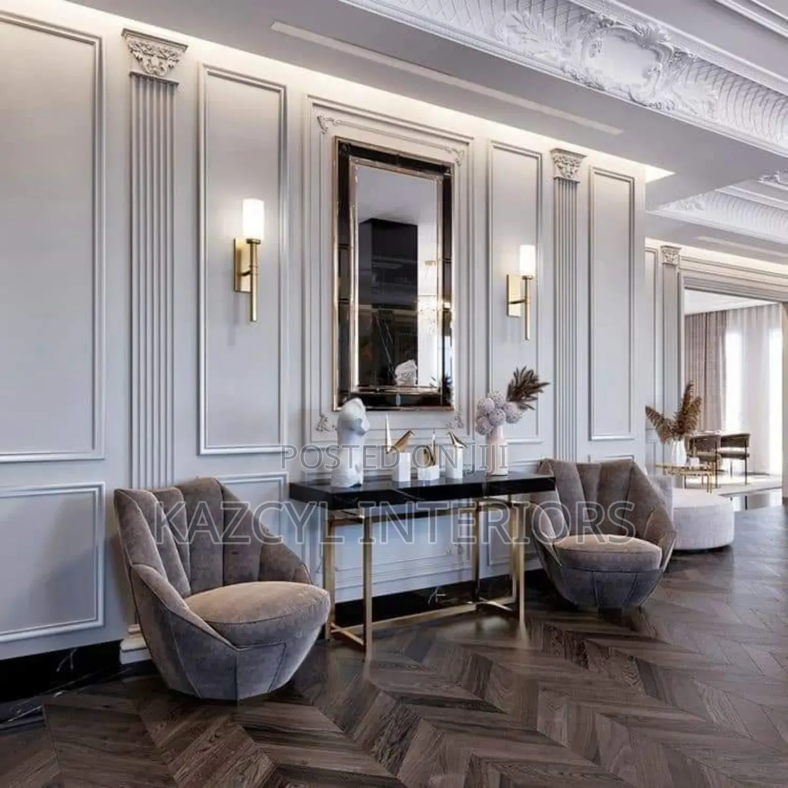 Royal Flowered Pop Ceiling/Wall Concepts
