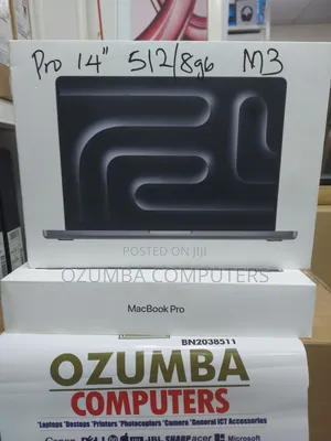New Laptop Apple MacBook Pro 2023 M3 14-Inch 8GB Apple M3 SSD 512GB