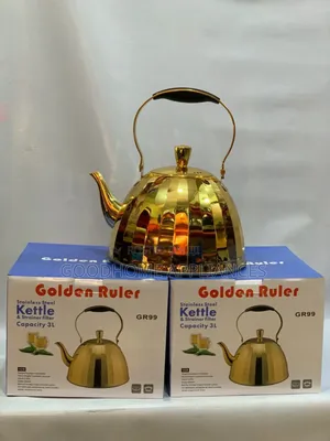 Gold Plated Kettle 3l
