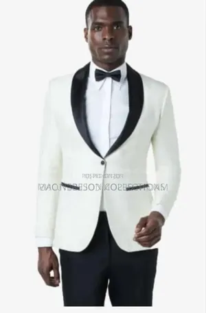 White Tuxedo Bridal Suit