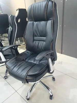 Office Swivel Chair With Leather