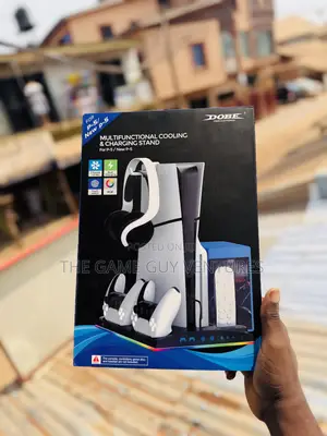 PS5(Slim and PRO) Cooling Stand + RGB Light