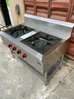 Standing 2 Burners Big Pot Cooker