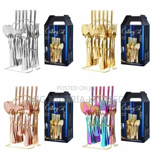 24 PCS Cutlery Set in a Container
