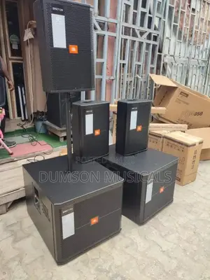 JBL Single Sub and 12 Inches Floor Monitor/Hanging Speaker