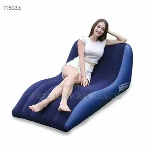 S-Shaped Inflatable Sofa With Pump