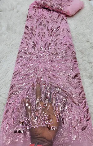 Lovely and Quality Hand Beaded Lace