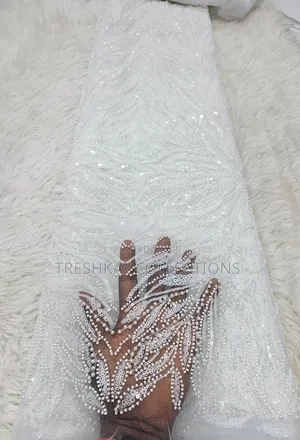 Lovely and Quality Hand Beaded Lace