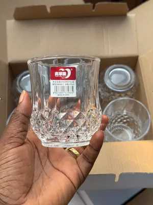 6pc Whiskey Quality and Sophisticated Glass Cup