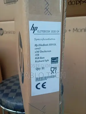New Laptop HP EliteBook X360 1030 G2 8GB Intel Core I5 SSD 256GB