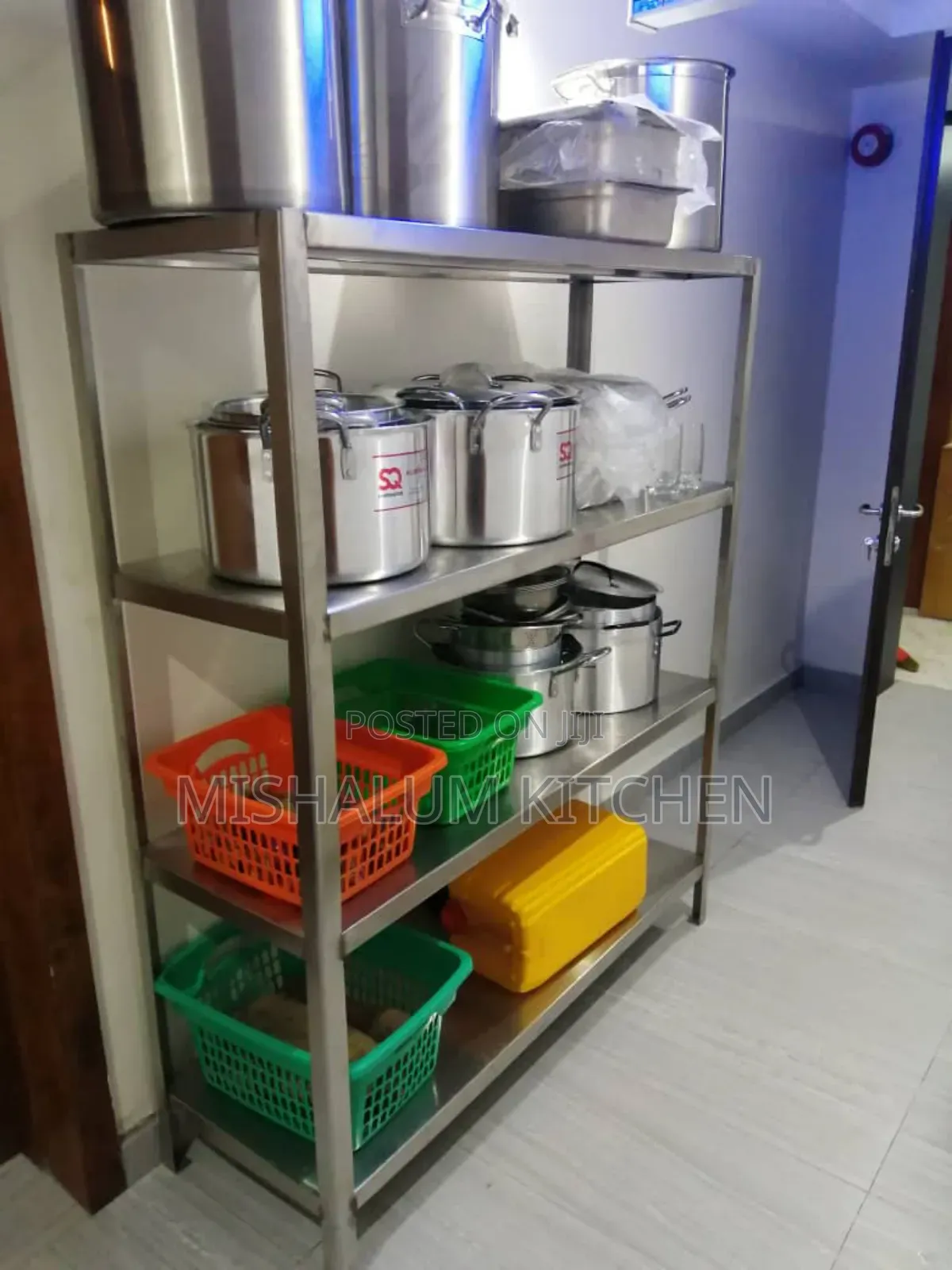 4 Steps Stainless Steel Multi-Purpose Shelve