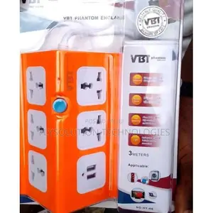 VBT Phantom Electrical Socket Extension Box With 2 USB Port
