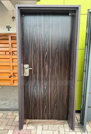 3ft Israeli Security Door With Silver Frame Galvanized Frame